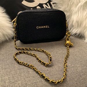 Authentic Chanel make up pouch bag